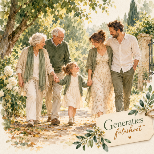 Generaties op beeld | fotoshoot op Torenhof