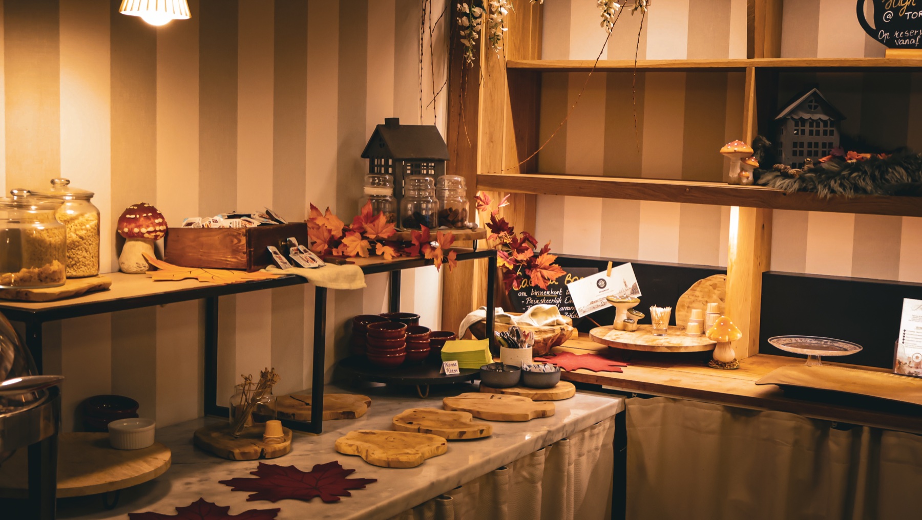 Warm interieur van Torenhof Bakkerij