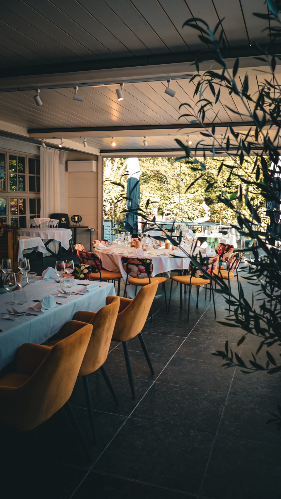 De lichte Pergola als decor voor een event